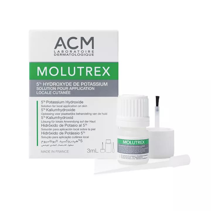 Molutrex lokale huid Molluscum contagiosum oplossing ACM 3 ml