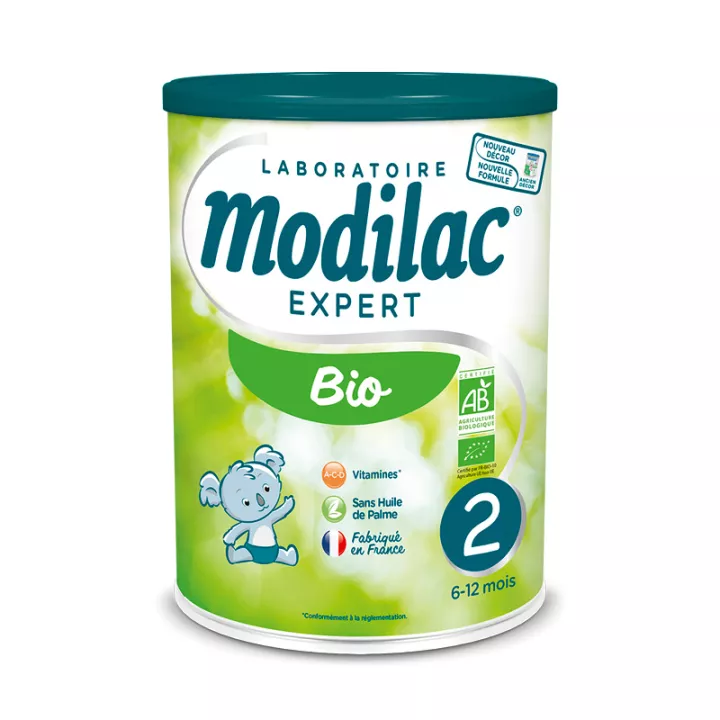 Modilac Experto Leche Orgánica 800g segunda Edad