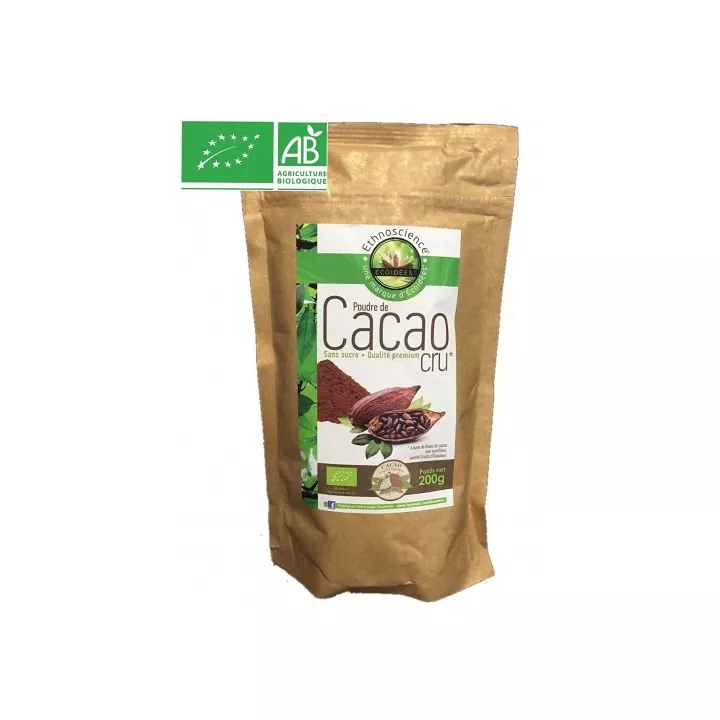 ECOIDEES сырого органического какао-порошок 200 г