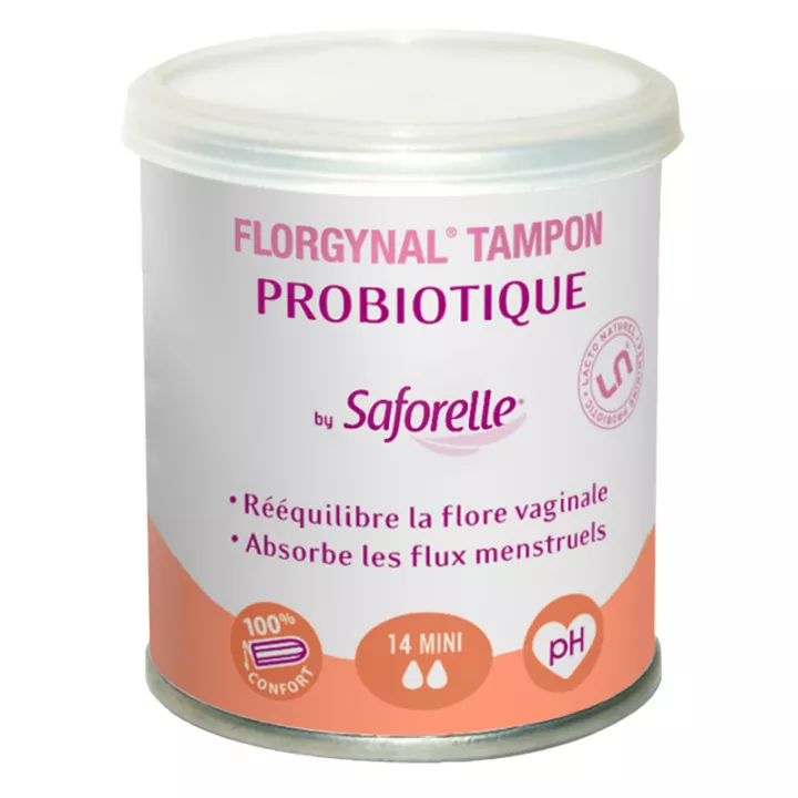 tampão FLORGYNAL probiótico flora vaginal restauração