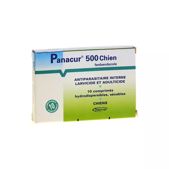Perro panacur 500 mg 10 pastillas