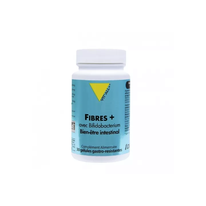 Vitall + MÁS CON FIBRA Bifidobacterium 30 cápsulas