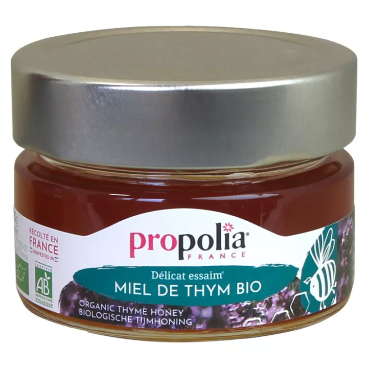 Enxame de mel de tomilho orgânico delicado Propolia