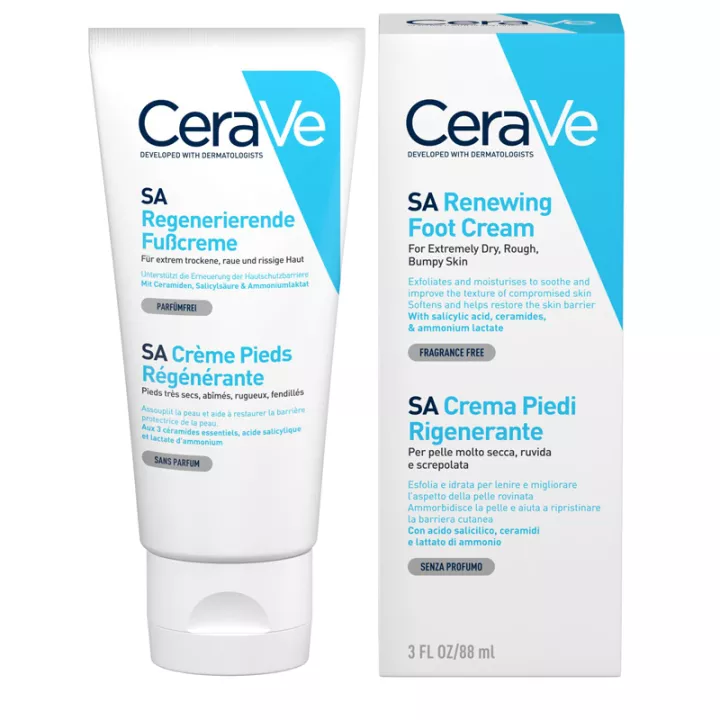 CeraVe Regenerative Fußcreme Trockene Füße und Schwielen