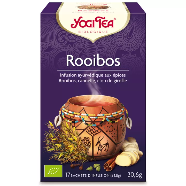 Yogi Tea Herbal Tea rooibos Ayurvedic Infusion 17 bustine di tè