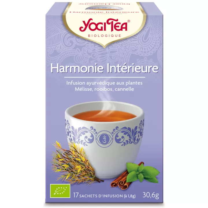 Yogi Tea harmonia interna Ayurveda Infusão 17 saquetas