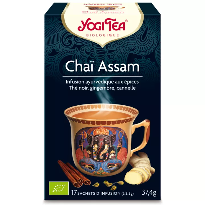 Yogi thee kruidenthee Chai Assam Ayurvedische infusie 17 zakjes