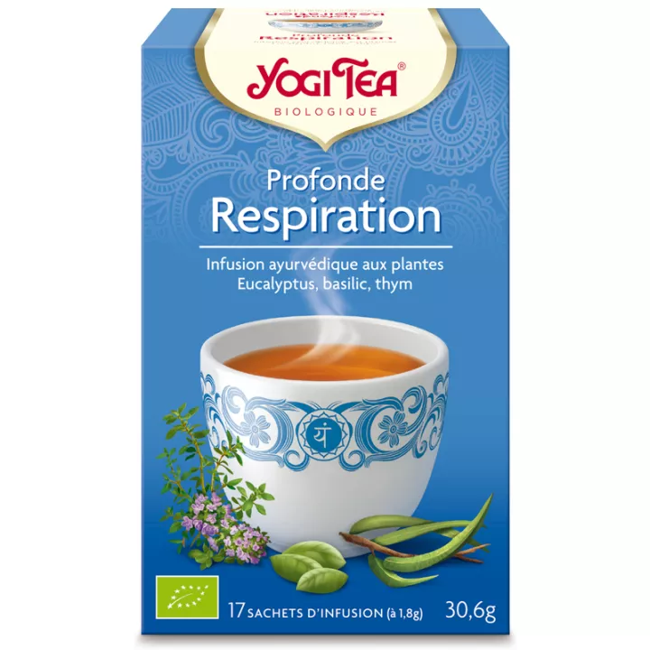 Yogi Tea Tisane profonde respiration Infusion Ayurvédique 17 infusettes