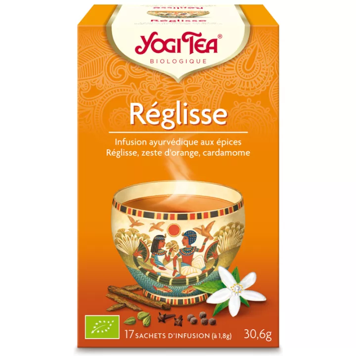 Yogi Tea Tisane réglisse Infusion Ayurvédique 17 infusettes