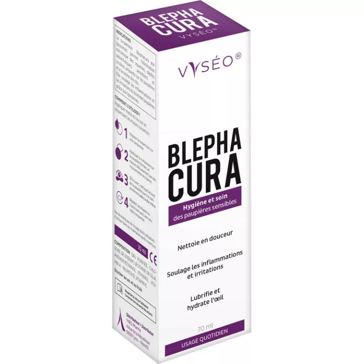 VYSEO BLEPHACURA Nettoie et apaise les paupières sensibles