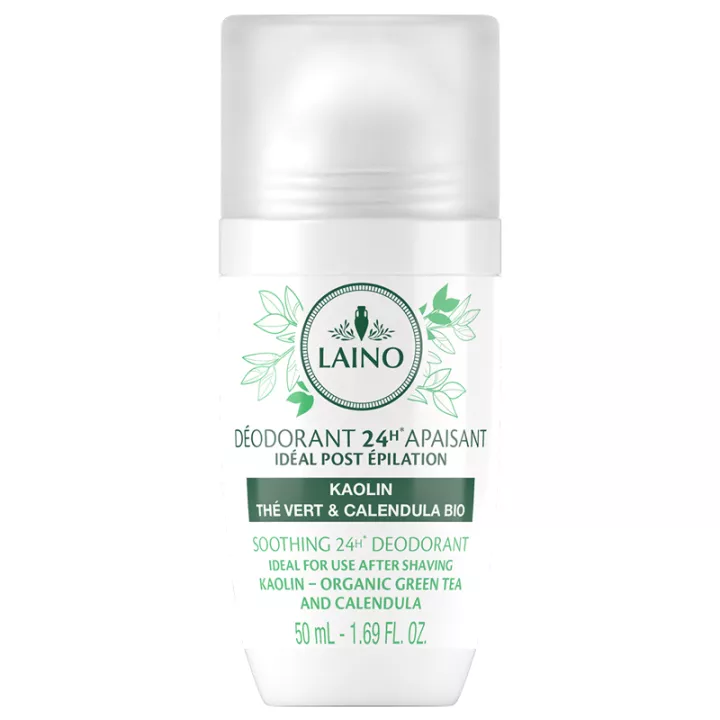 Deodorante Laino 24H Caolino e Estratto di tè verde biologico 50ml