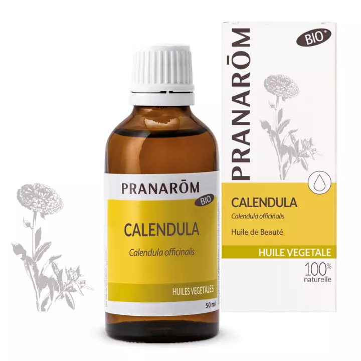 Caléndula Orgánica maceración aceite PRANAROM