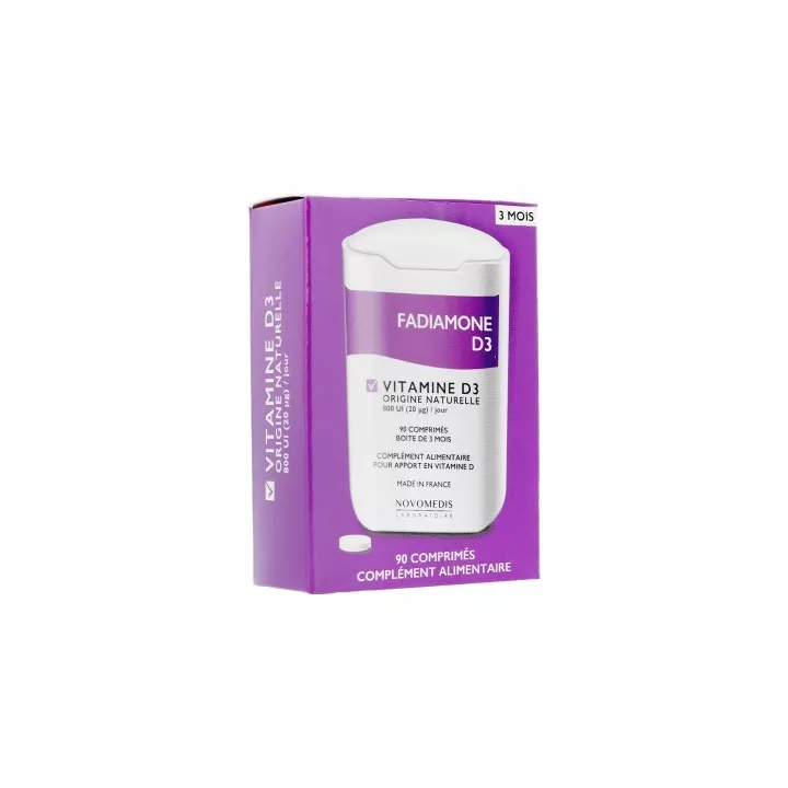 FADIAMONE vitamina D3 1000UI 90 tabletas