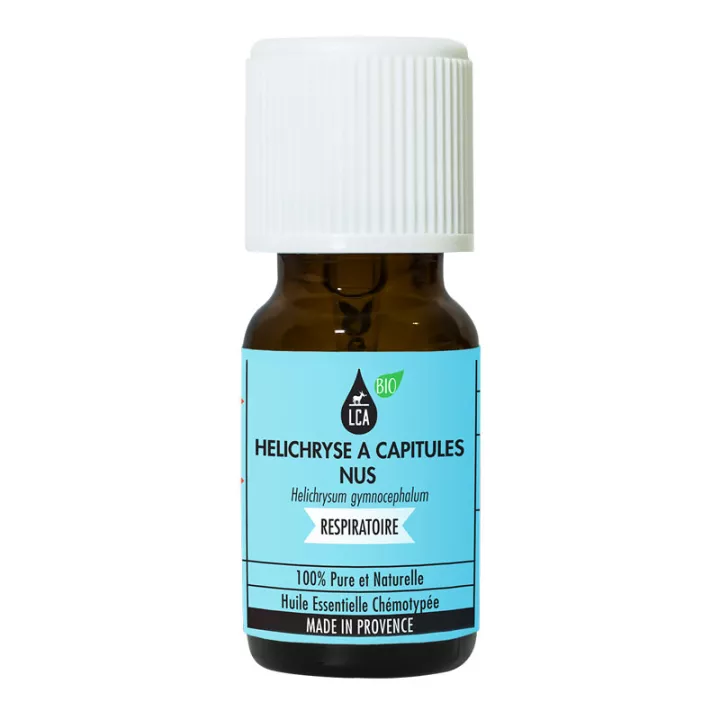 Aceite esencial de Helichrysum bio cabezas desnudas LCA