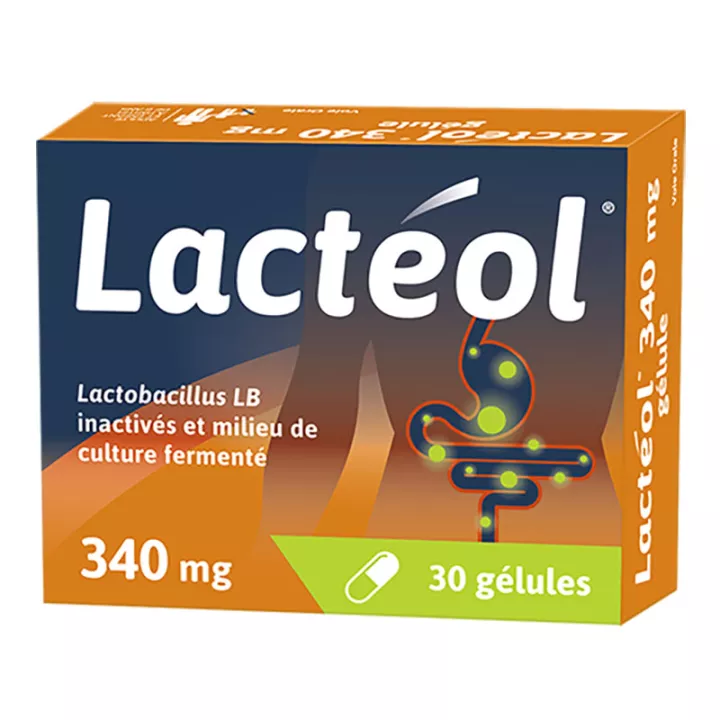 Lacteol 340 mg 10-30 capsules Anti Diarree