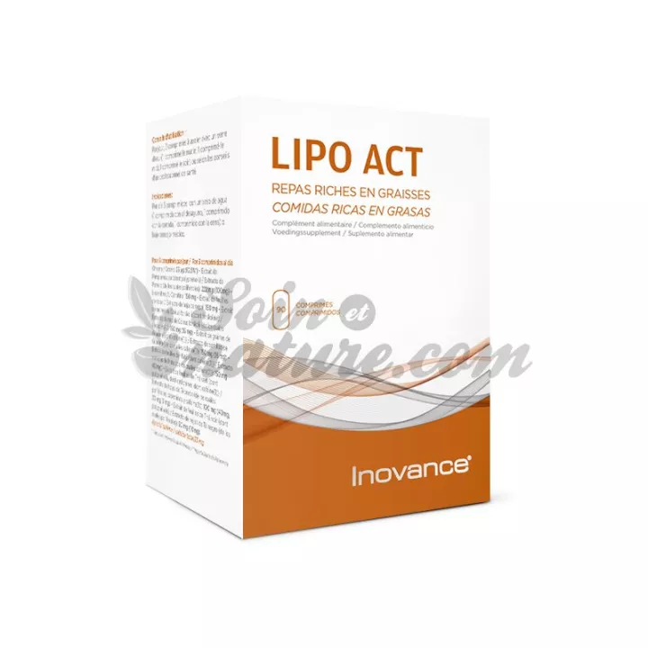 INOVANCE Lipo Act Contrôle du poids 90 comprimés