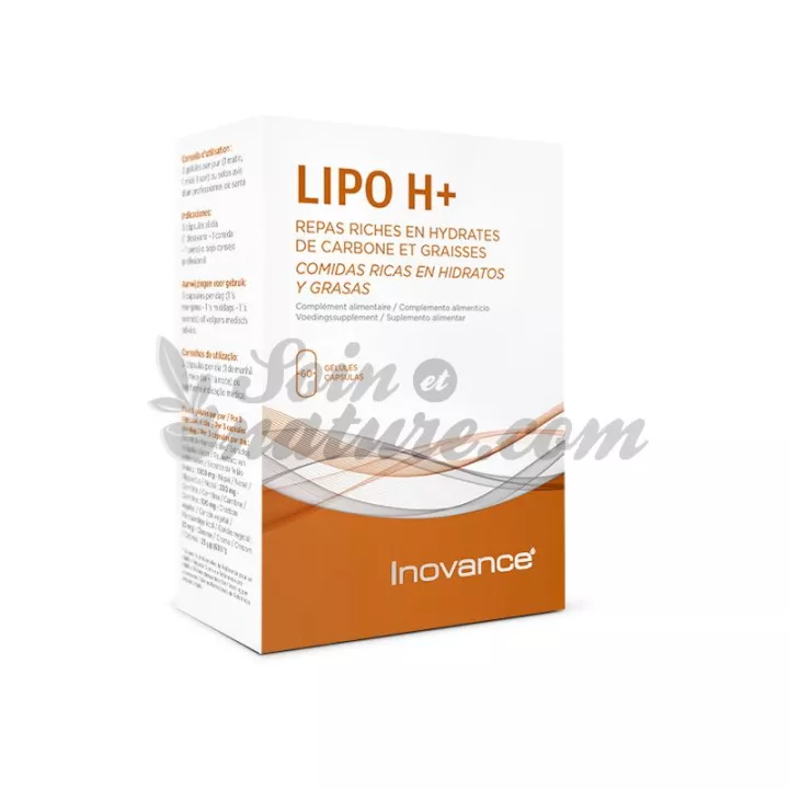 Inovance Lipo H+ 60 cápsulas control de peso