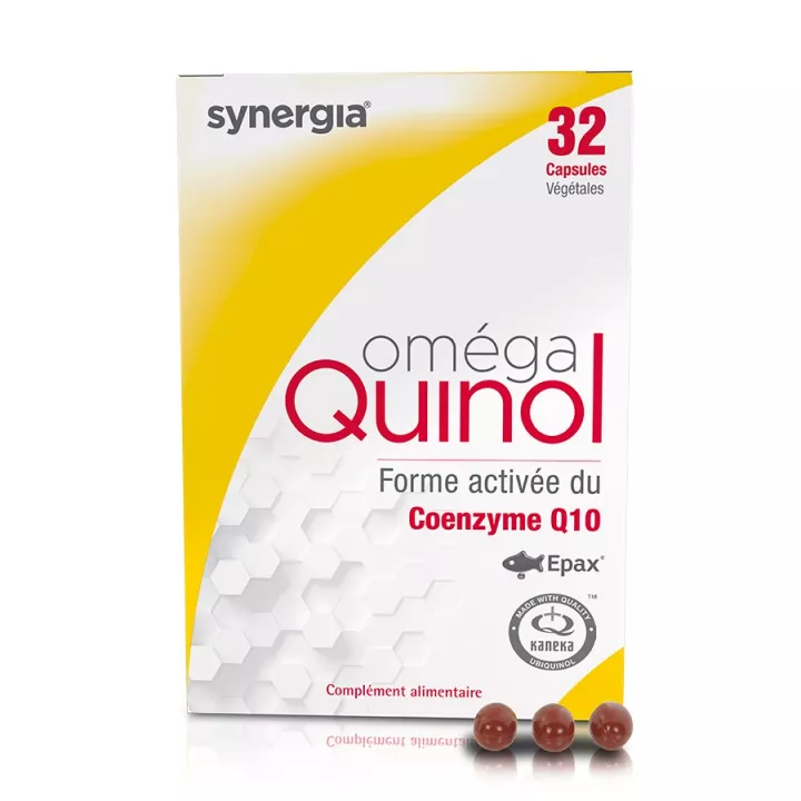 OMEGA QUINOL ubiquinol Omega3 SYNERGIA 32 capsules