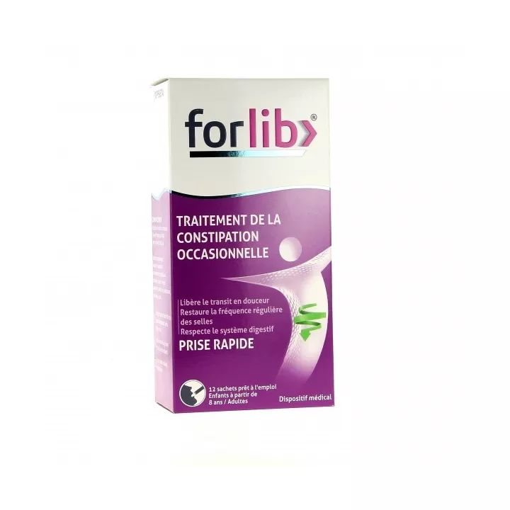 Achetez FORLIB Solution buvable laxative Constipation 12 Sachets