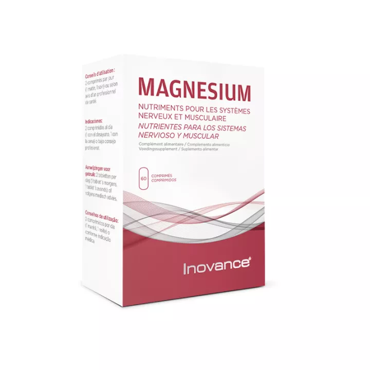 INOVANCE Magnesium Overwerk Prikkelbaarheid Spierontspanning 60 tabletten