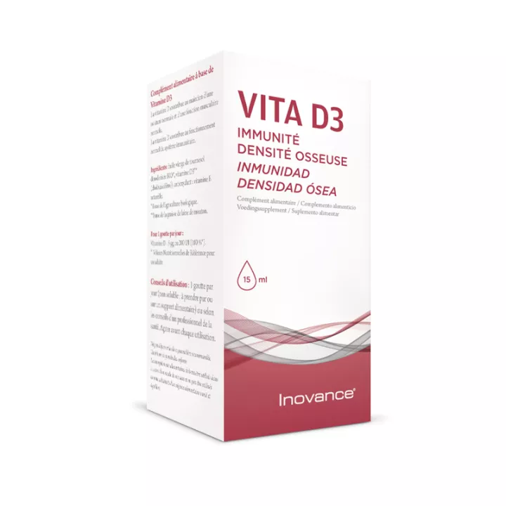 INOVANCE Vitamine D3 Croissance ostéoporose gouttes 15 ml