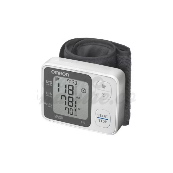 Monitor de pressão arterial de pulso OMRON RS3