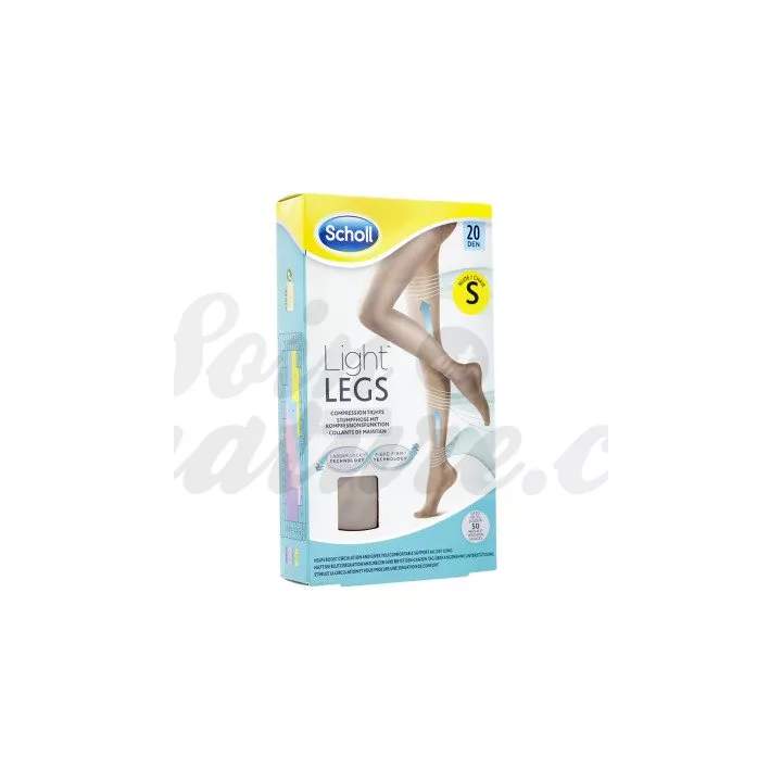 Scholl Light Legs 20D collant de maintien transparent