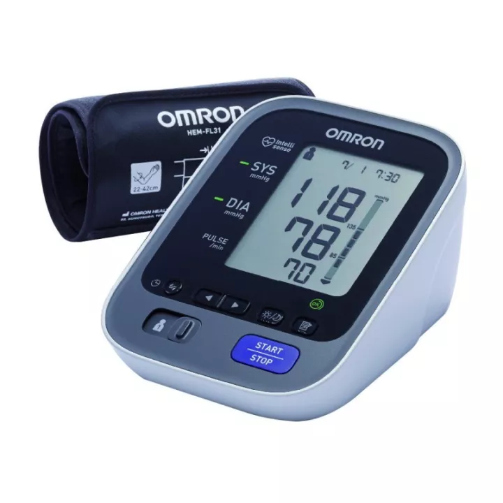OMRON M7 IntelliI IT Mit Bluetooth verbundenes Manschetten-Blutdruckmessgerät