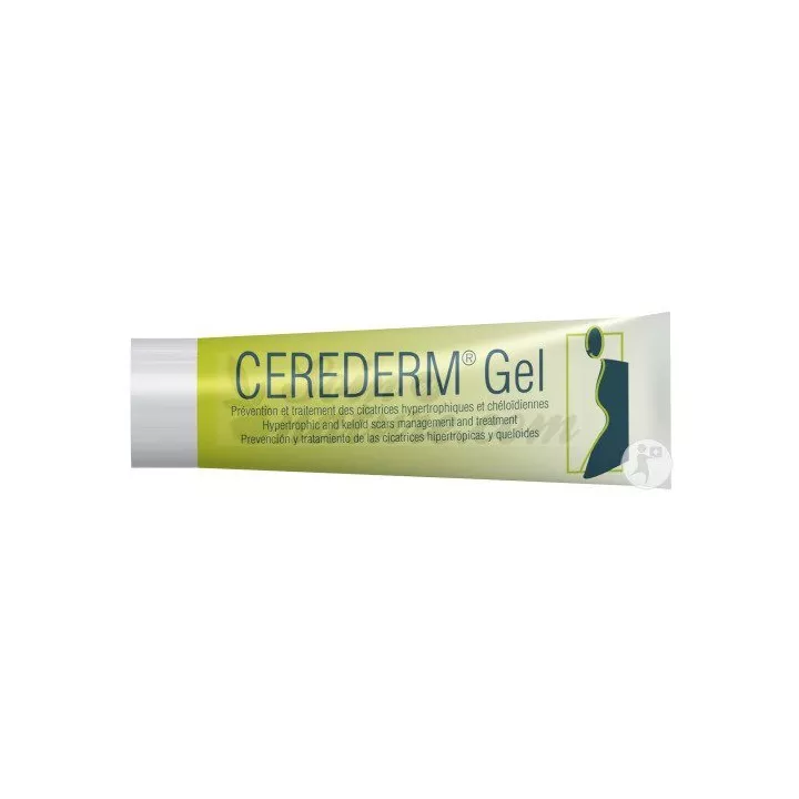 Cerederm Gel siliconé Traitement cicatrices hypertrophiques Chéloïdiennes