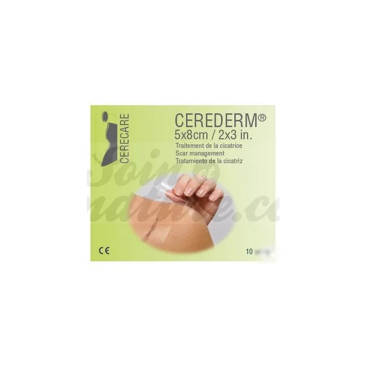 CEREDERM Silicone adhesive bandages 5x8CM / 10