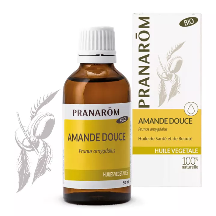 Huile végétale Amande Douce BIO Pranarom 50 ml