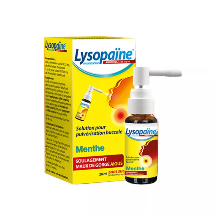 LYSOPAINE Ambroksol MOUTHWASH SPRAY 20ML