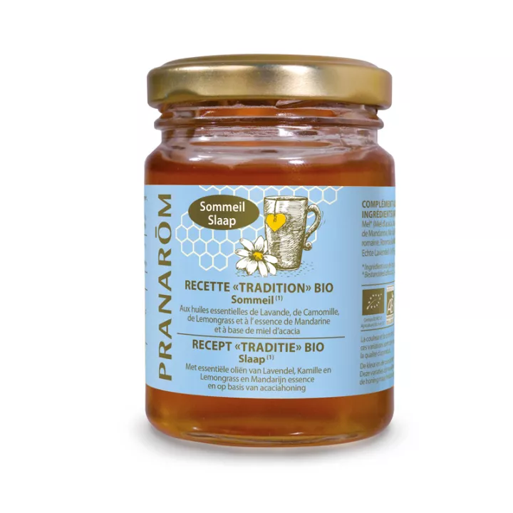 Pranarom Organic Honey Sleep con aceites esenciales