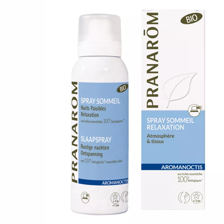 PRANAROM AROMANOCTIS SPRAY BIO SLEEP met essentiële oliën