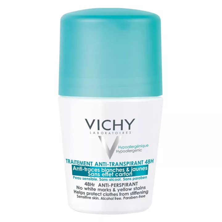 Vichy Deodorante Antitraspirante Roll on antitraccia 50ml