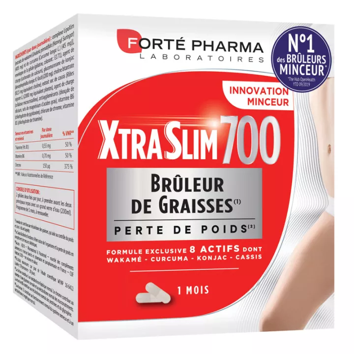 Quemador de grasa Forté Pharma XTRASLIM 700 120 cápsulas