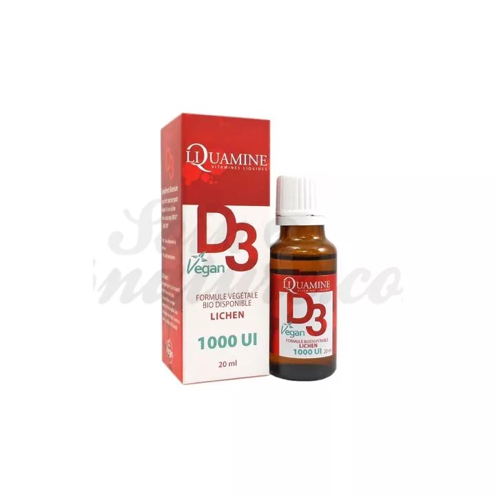 LIQUAMINE Vitamine D3 1000 UI Vegan Liquide 20ml