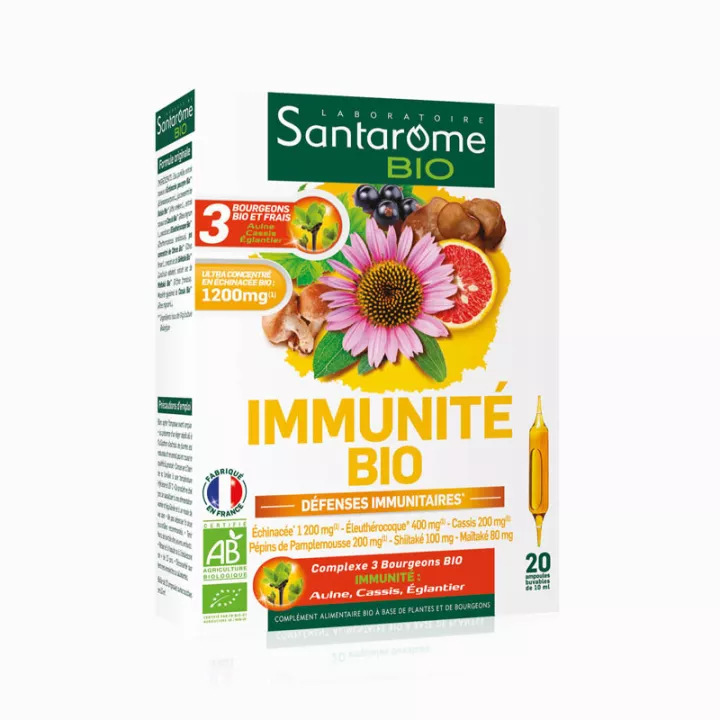 SANTAROME BIO Immunität Bio 20 Ampullen 10ml