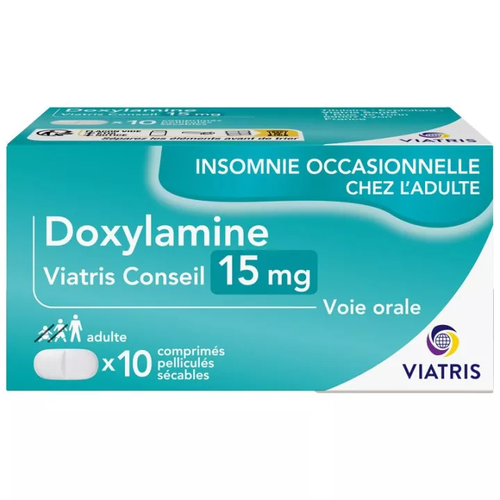 Mylan Viatris Conseil Doxylamine 15 mg Insonnia occasionale 10 compresse