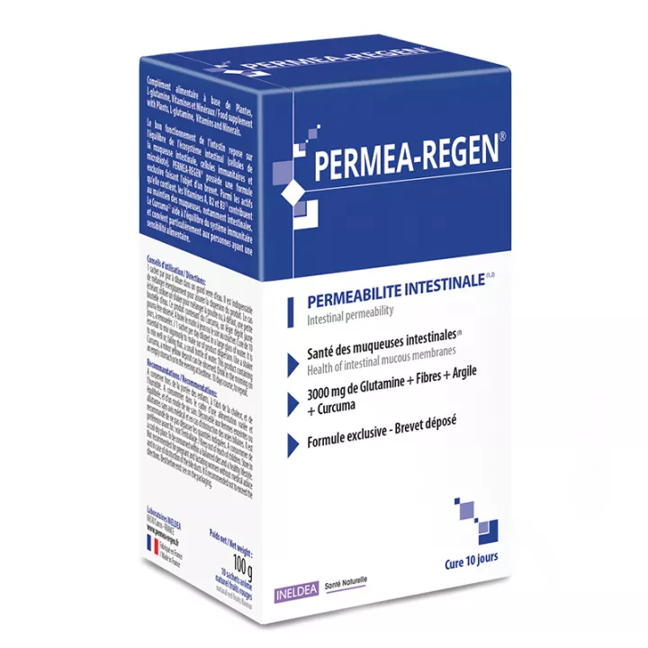 Здоровая натуральная проницаемость для кишечника Permea-Regen 10 саше