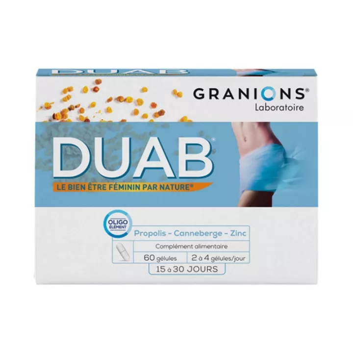 Granion Duab cápsulas de confort femenino.