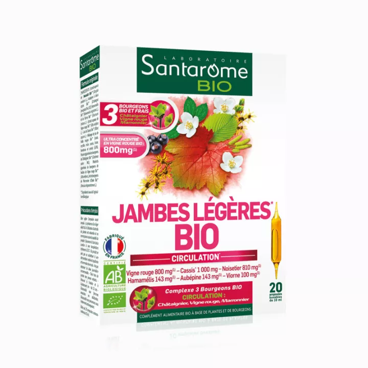 Santarome Fiale Gambe Leggere Bio 10ml