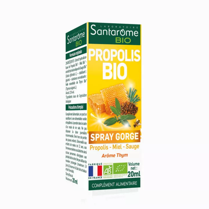 SANTAROME BIO Propolis-spray biologische fles 20ml