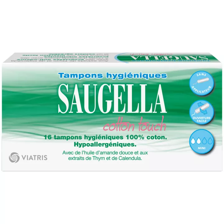 Tampões Saugella Cotton Touch 16 mini tampões