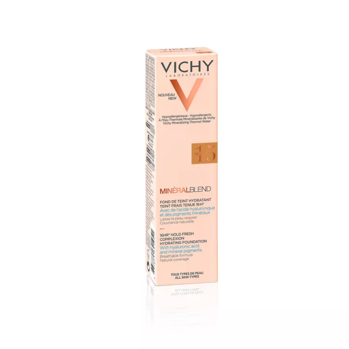 Vichy Fond de Teint MinéralBlend Hydratant 30 ml Teintes foncées