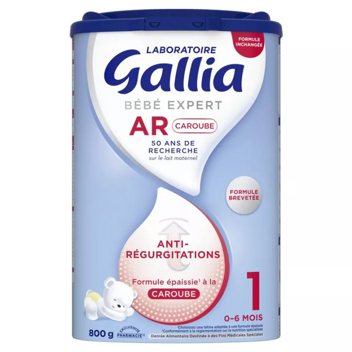GALLIA - Bébé Expert - AR 1er âge - Formule épaissie anti-régurgitations -  800g | Pharmacie Roset-Petit