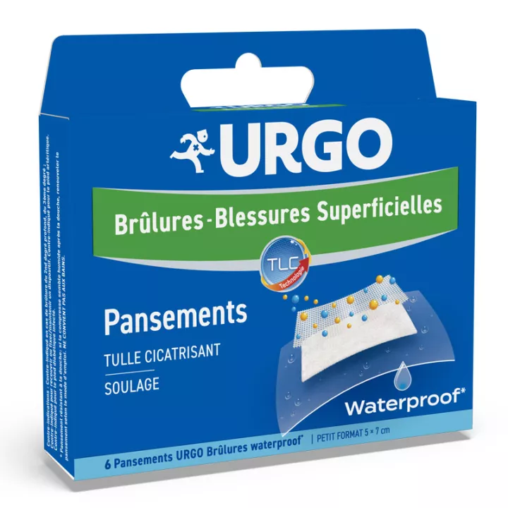 Urgo Brulures Pansement Waterproof 