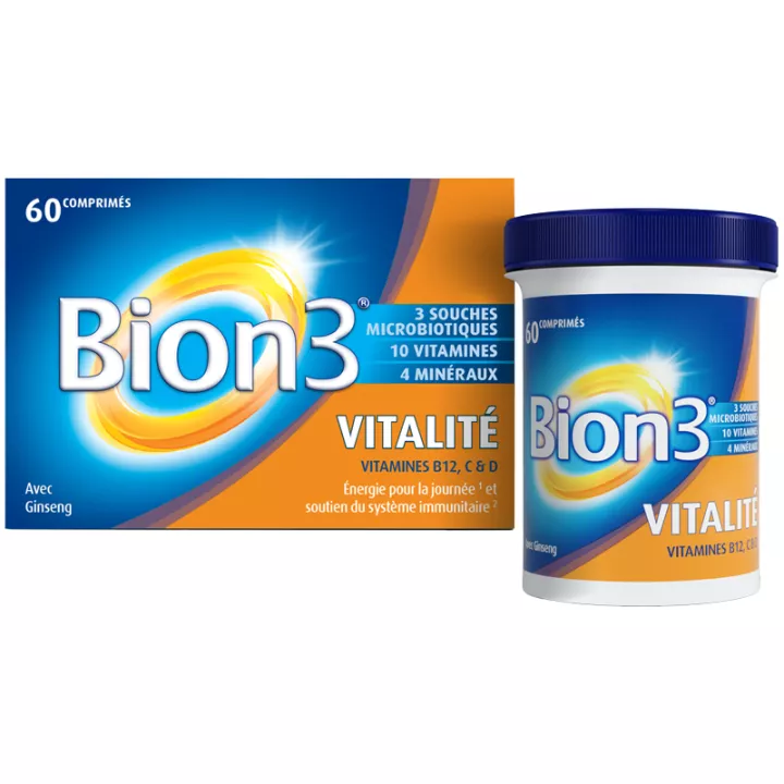 Bion 3 Vitalité Vitamines B12, C & D 60 comprimés