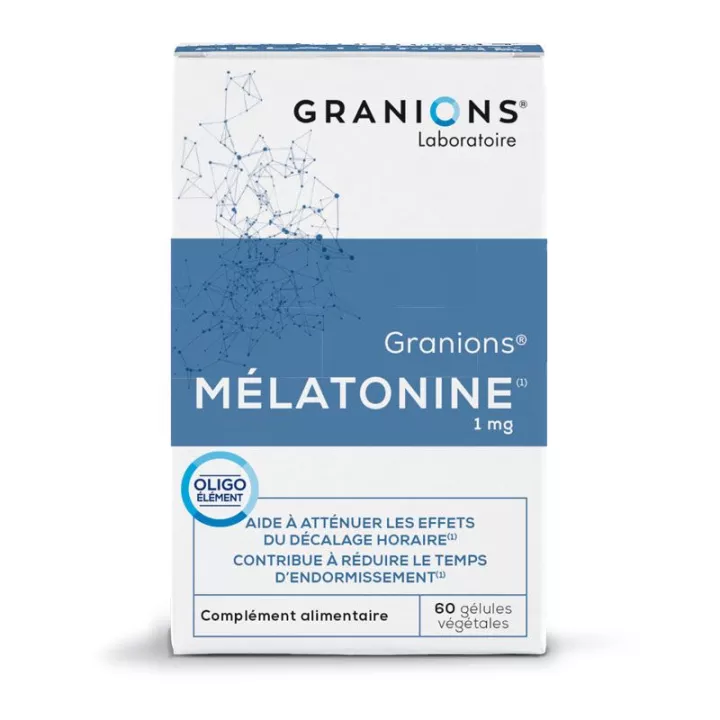 Granions Mélatonine Sommeil 1 mg 60 Gélules