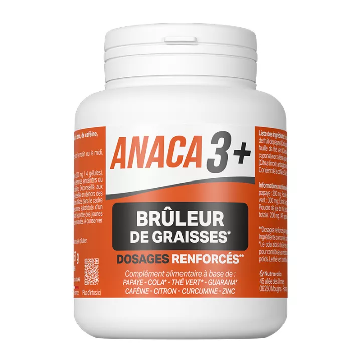 Anaca3 + bruciatore di grasso naturale 120 capsule